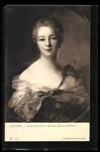 AK Louise-Henriette de Bourbon, Duchesse d`Orléans