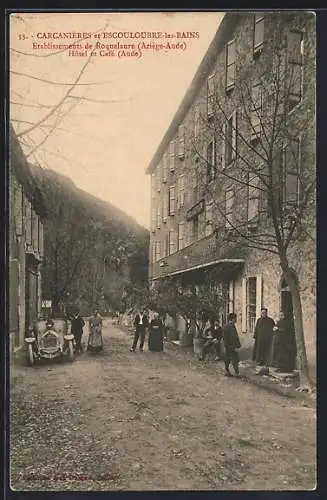 AK Roquelaure /Ariège-Aude, Hotel et Café