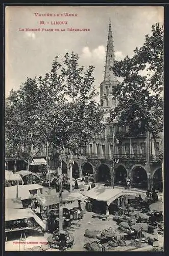 AK Limoux, Vallée de l`Aude, Le Marché Place de la République