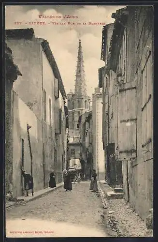 AK Limoux, Vallée de l`Aude, Vielle Rue de la Bladerie, Strassenpartie