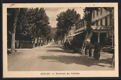 AK Quillan, Boulevard des Pyrénées