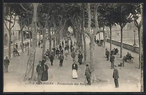 AK Narbonne, Promenade des Barques