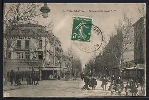 AK Narbonne, Boulevard Gambetta