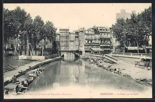 AK Narbonne, Le Pont sur le Canal, Restaurant Morer