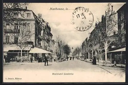 AK Narbonne, Boulevard Gambetta