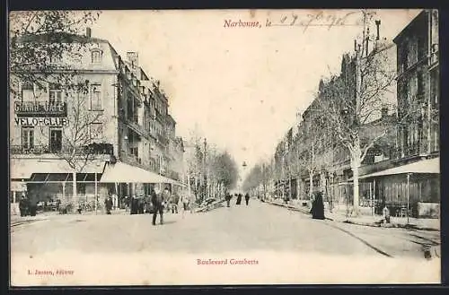 AK Narbonne, Boulevard Gambetta