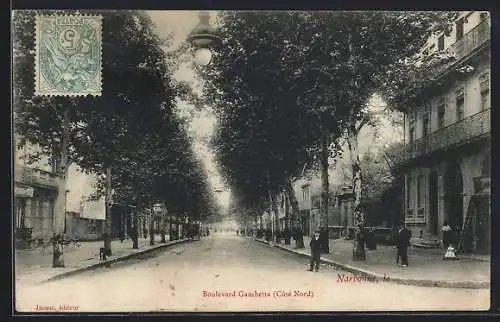 AK Narbonne, Boulevard Gambetta, Côté Nord