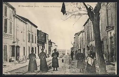 AK Ouveillan /Aude, Avenue de Narbonne