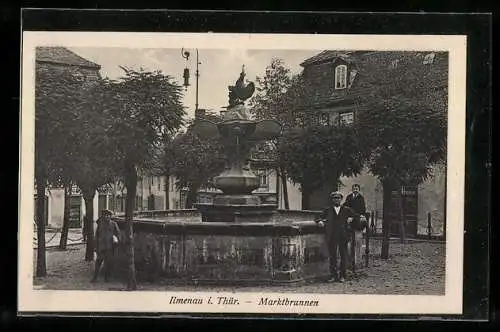 AK Ilmenau i. Thür., Marktbrunnen