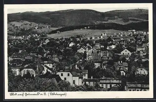 AK Grünwald a. N., Blick auf den Ort