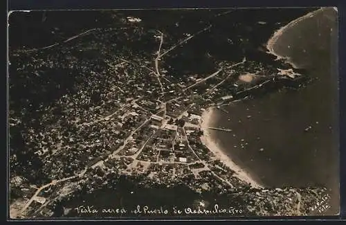 AK Acapulco, Vista aerea del Puerto