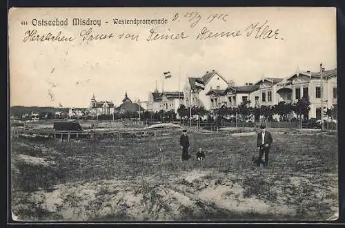 AK Misdroy, Ostseebad, Westendpromenade