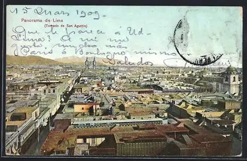 AK Lima, Panorama tomado de San Agustin