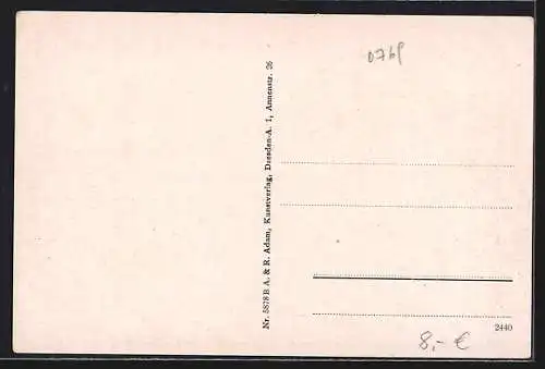 AK Königstein /Sächs. Schweiz, Teilansicht und Festung, Elbsandsteingebirge