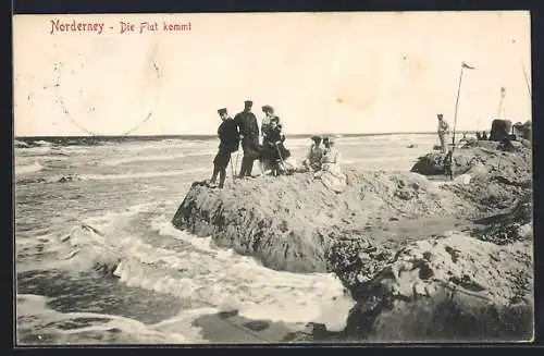 AK Wangeroog, Gäste am Felsenufer