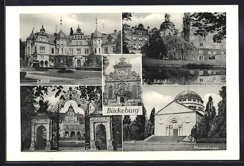 AK Bückeburg, Schloss, Palais, Mausoleum