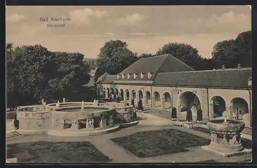 AK Bad Nauheim, Sprudelhof