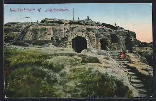 AK Blankenburg / Harz, Burg Regenstein