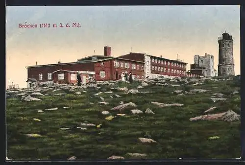 AK Brocken, Brockenhotel und Aussichtsturm