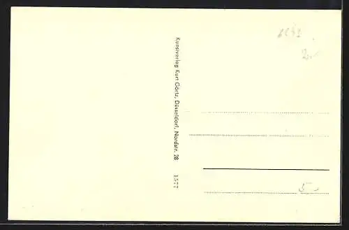 AK Forbach, Teilansicht des Ortes