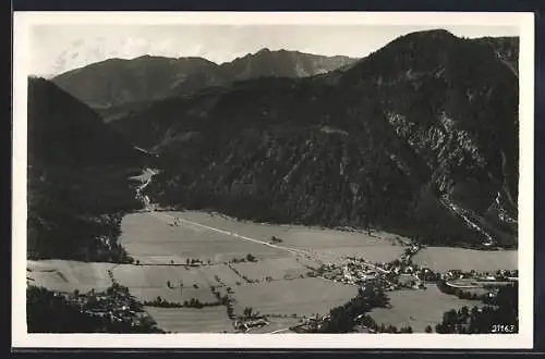 AK Bayrischzell, Teilansicht mit Sonnwendjoch und Seeberg