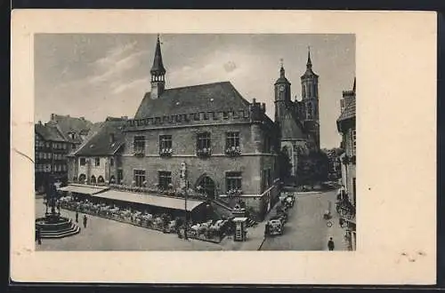 AK Göttingen, Am Rathaus und Johanniskirche