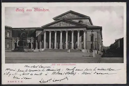 AK München, Hof- und Nationaltheater