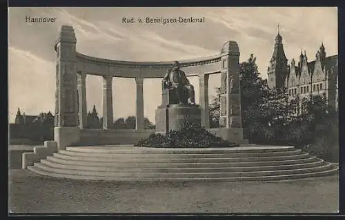 AK Hannover, Rud. v. Bennigsen-Denkmal