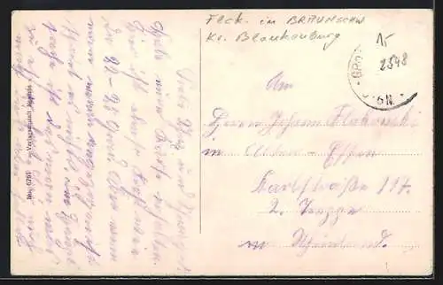 AK Braunlage i. H., Am Hotel Jermerstein