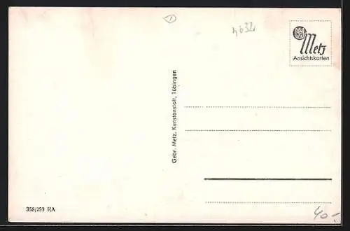 AK Biberach an der Riss, Martkplatz mit Gasthaus zum Roten Ochsen und Rathaus