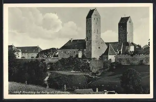 AK Beilngries, Blick auf Schloss Hirschberg