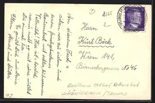 AK Königstein /Taunus, Gasthaus Erbhof Rettershof