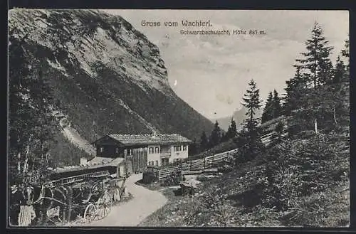 AK Ramsau / Berchtesgaden, Berggasthaus Wachterl