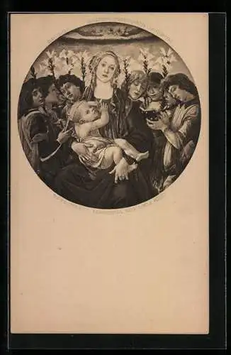 Künstler-AK Madonna mit dem Kind, Botticelli