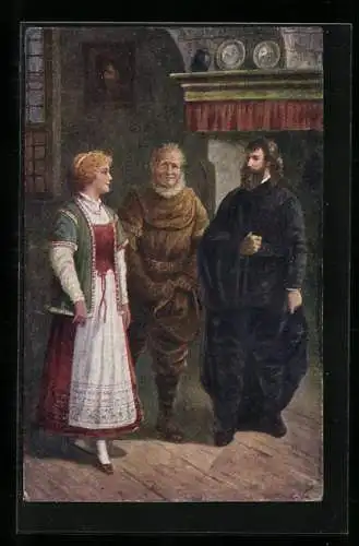 Künstler-AK sign.: R. Wagner Latajacy Holender