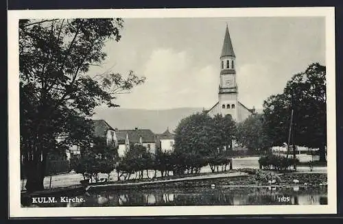 AK Kulm, Kirche und Weiher