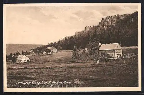 AK Eiland, Ortsansicht mit Nordwestblick