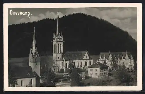 AK Dussnang, Zwei Kirchen aus der Vogelschau