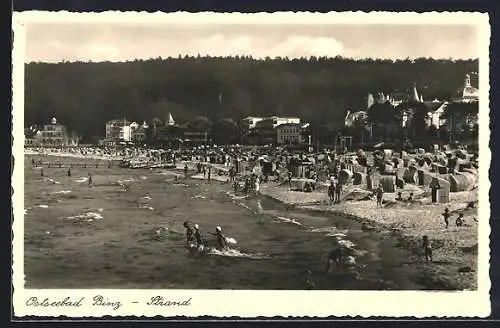 AK Binz, Ostseebad, Strandpartie