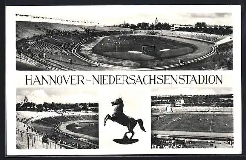 AK Hannover, Niedersachsenstadion, verschiedene Ansichten