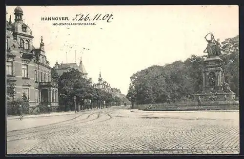 AK Hannover, Kriegerdenkmal in der Hohenzollernstrasse