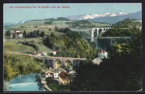 AK St. Gallen, Sitterbrücken gegen den Säntis