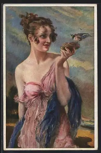 Künstler-AK Leopold Schmutzler: Stille Sehnsucht