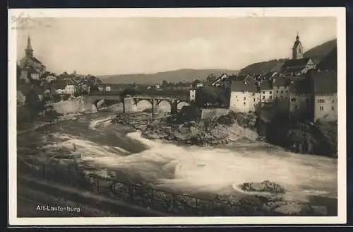 AK Laufenburg, Blick auf die Altstadt