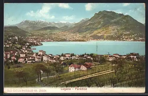 AK Lugano-Paradiso, Gesamtansicht