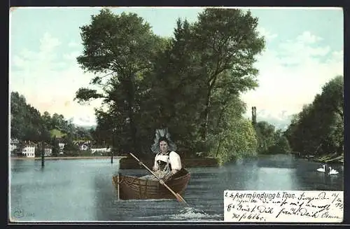 AK Thun, Partie an der Aarmündung