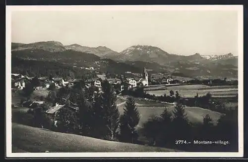 AK Montana-Village, Ortspanorama