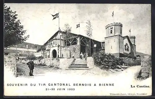 AK Bienne, Tir Cantonal Bernois 1903, La Cantine
