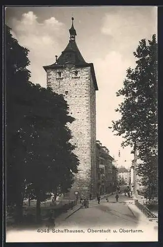 AK Schaffhausen, Oberstadt u. Oberturm