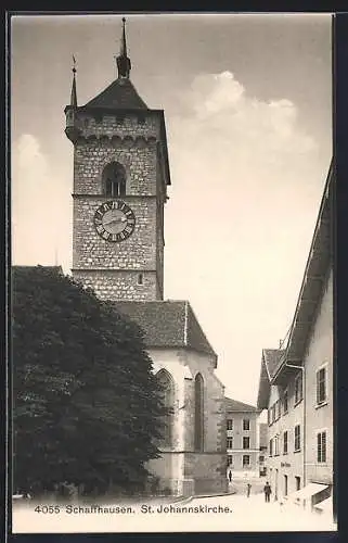 AK Schaffhausen, Partie an der St. Johanniskirche